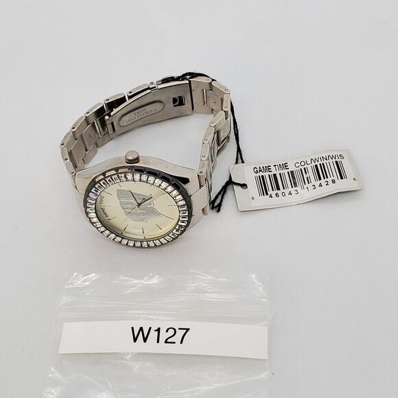 University of Wisconsin Badgers 40MM Women's Watch White Dial 6.5" New Battery - Picture 12 of 12